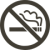 Rosemoor no smoking icon