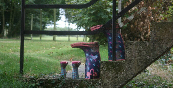 Wellies Rosemoor Country Cottages and Nature reserve South Wales