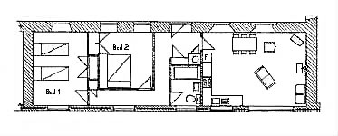 Plan of First Cottage